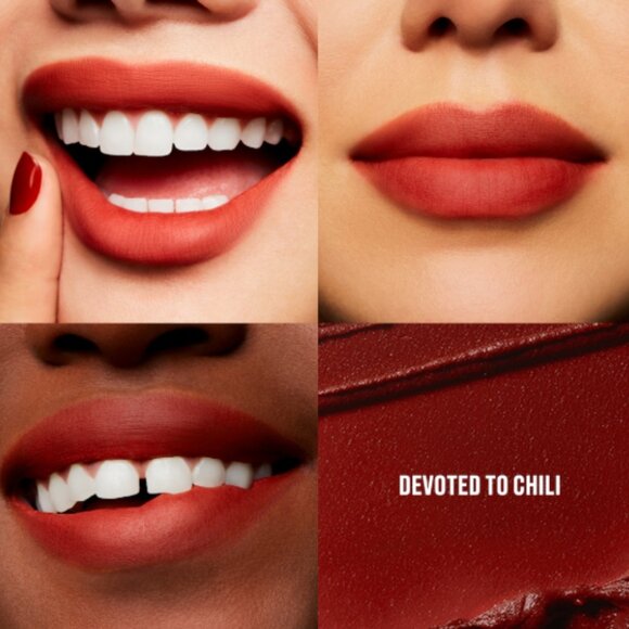 MAC Powder Kiss Lip + Cheek Mousse - DEVOTED TO CHILI - Picture 3 of 4